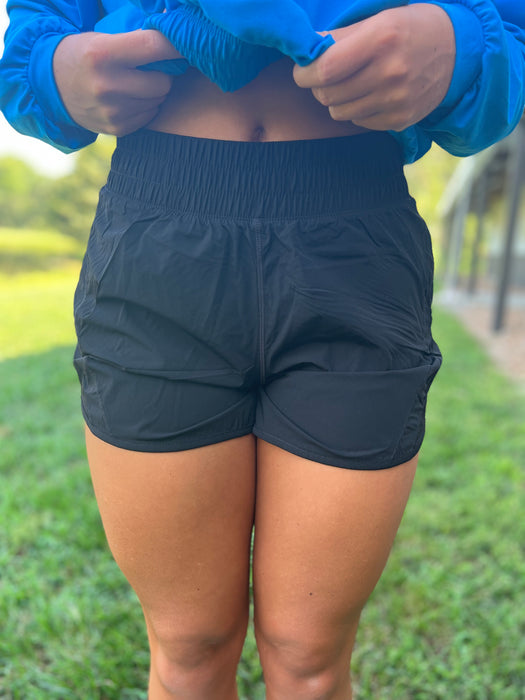 EXERCISE SHORTS WITH LINING- 2 COLORS