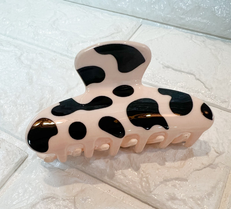 COW PRINT CLAW CLIP