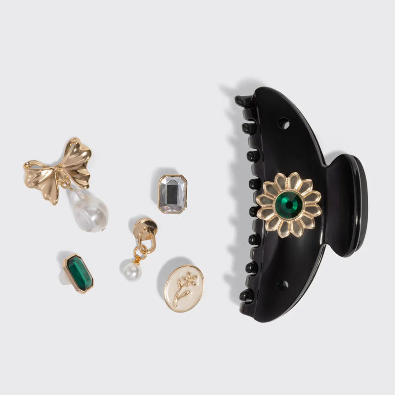 KITSCHPOP CLAW CLIP CHARM SET- 2 COLORS