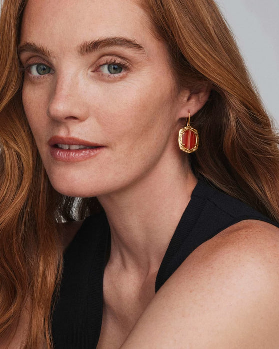 KENDRA SCOTT: DAPHNE TIGER STRIPE DROP EARRING