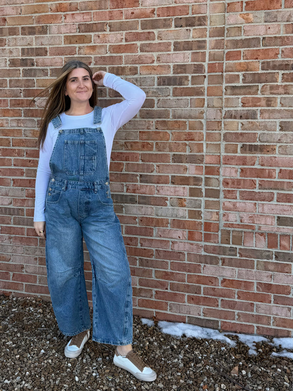 BARREL LEG OVERALLS