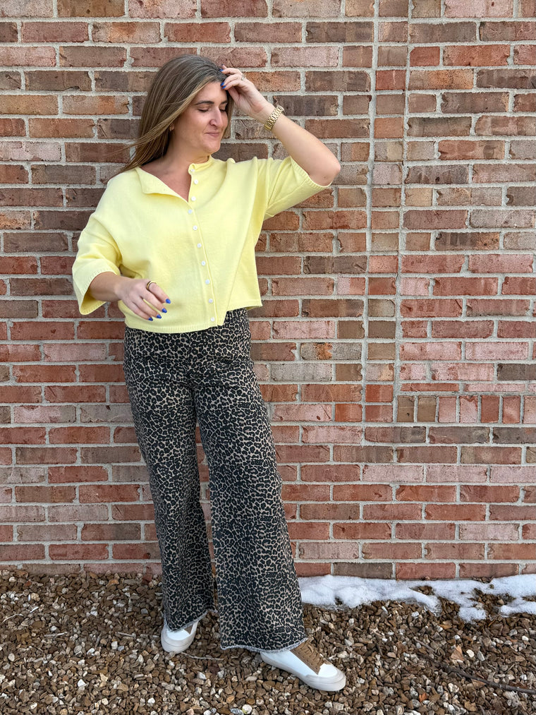 HALF SLEEVE CARDIGAN