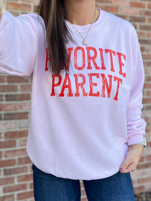 FAVORITE PARENT GRAPHIC SWEATSHIRT