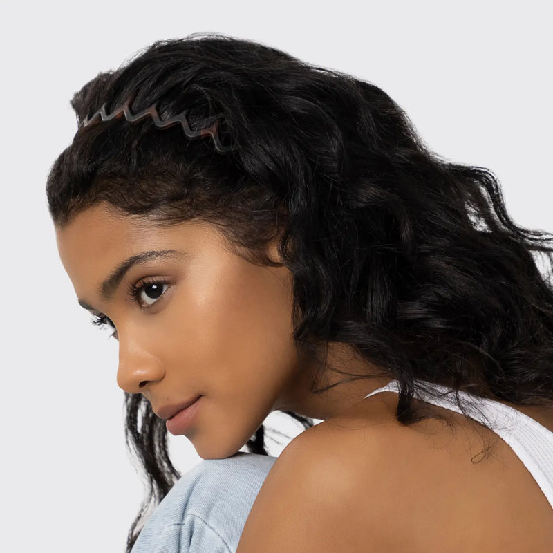 ZIG ZAG 2 PIECE HEADBAND- 2 COLORS