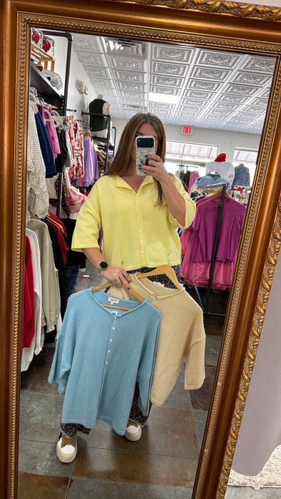 HALF SLEEVE CARDIGAN