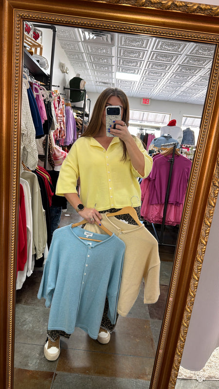 HALF SLEEVE CARDIGAN