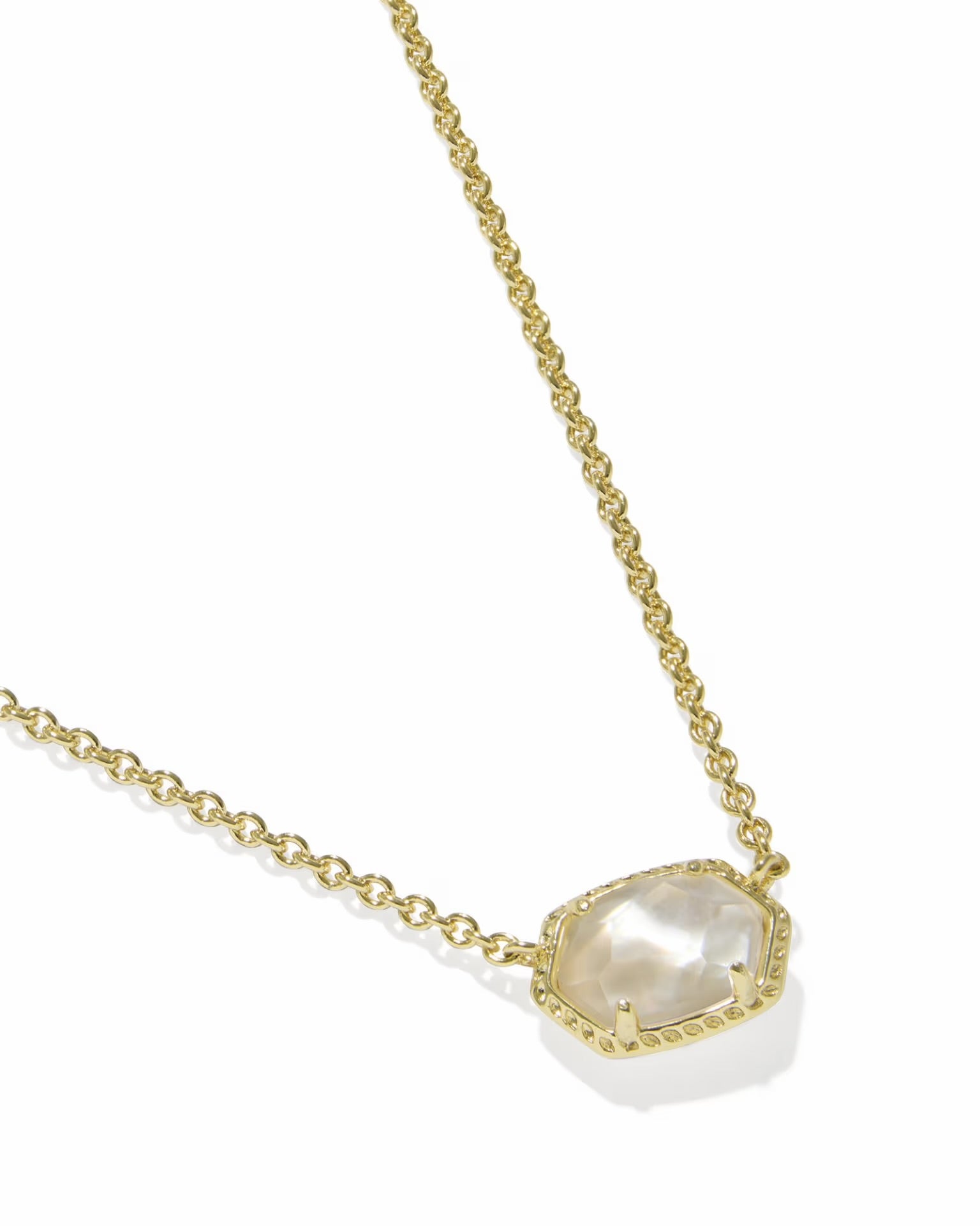 KENDRA SCOTT: DAPHNE FRAME PENDANT NECKLACE