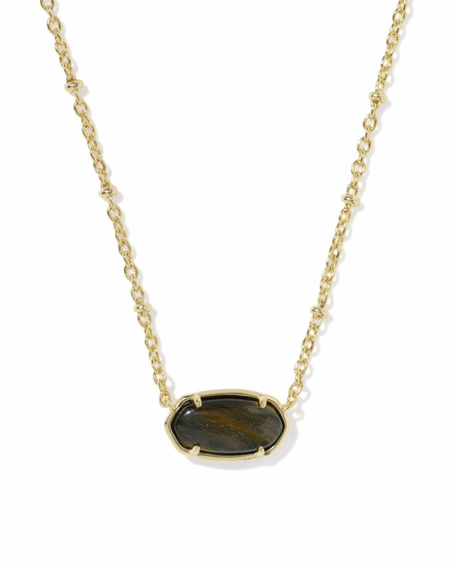KENDRA SCOTT: TIGER STRIPED ELISA NECKLACE