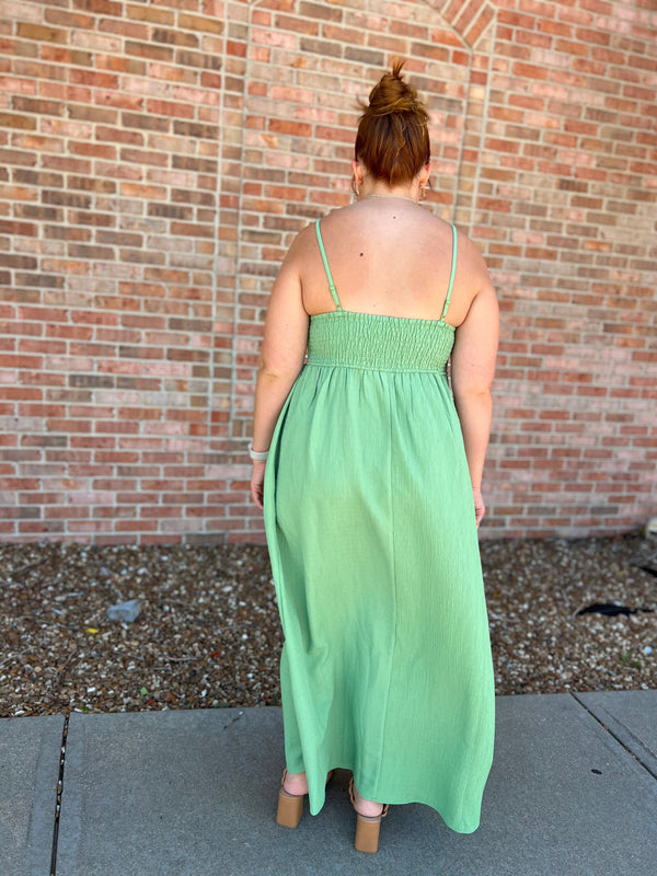 SPAGETTI STRAP MAXI DRESS