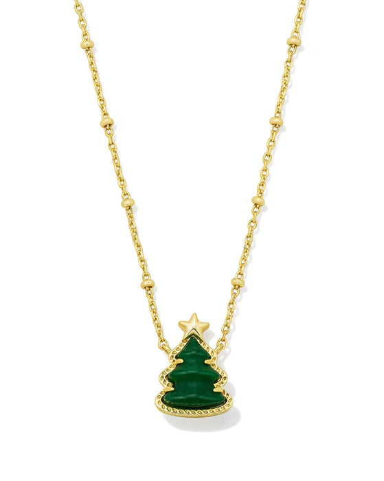 KENDRA SCOTT: HOLIDAY TREE PENDANT NECKLACE