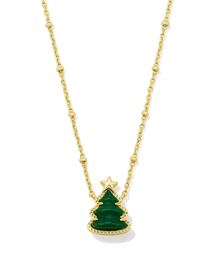 KENDRA SCOTT: HOLIDAY TREE PENDANT NECKLACE