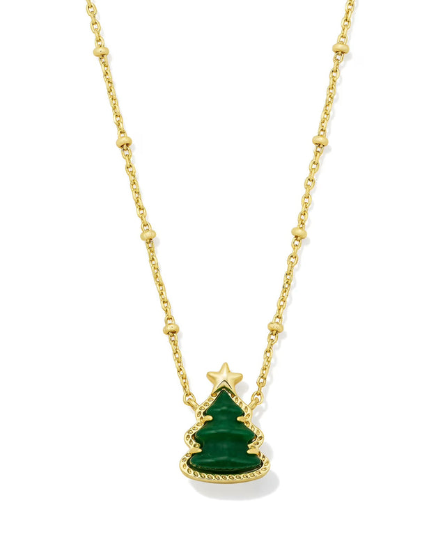 KENDRA SCOTT: HOLIDAY TREE PENDANT NECKLACE