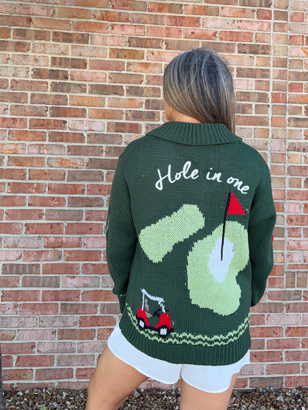HOLE IN ONE SWEATER
