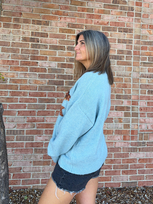 TROUT GRAPHIC SWEATER