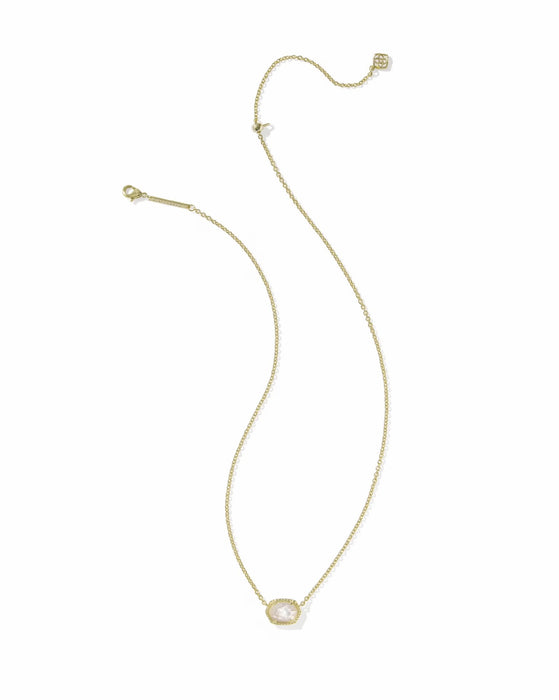 KENDRA SCOTT: DAPHNE FRAME PENDANT NECKLACE