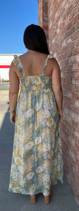 RIGHT NOW FLORAL MAXI DRESS