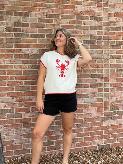 LOBSTER MOTIF SWEATER