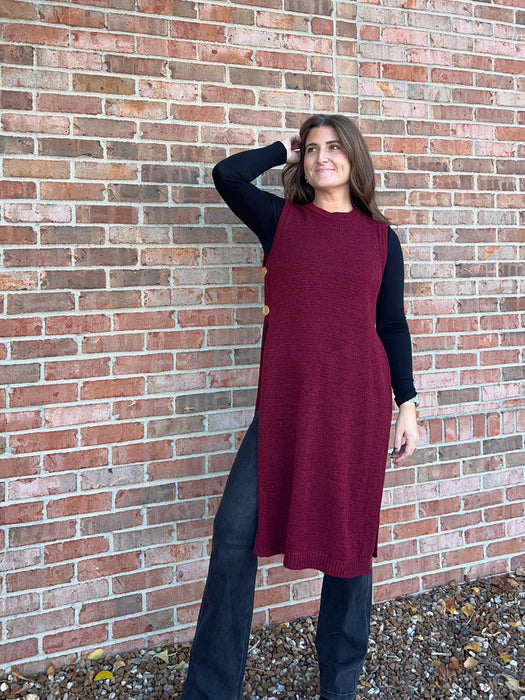 LONGLINE SWEATER- 2 COLORS