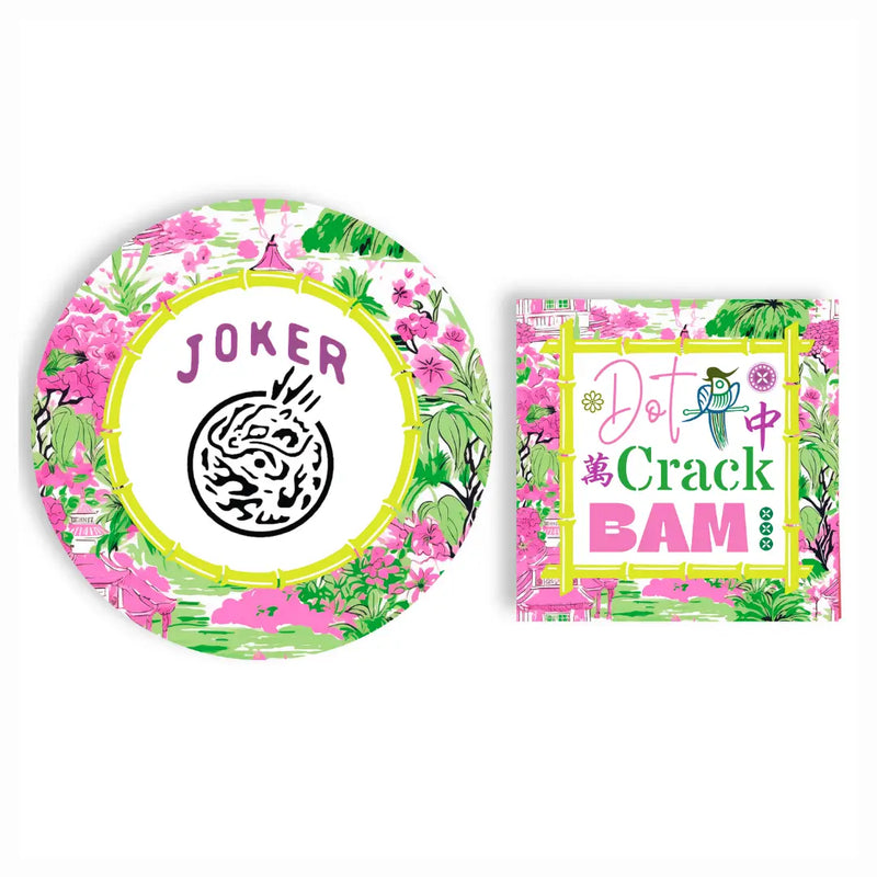 MAHJONG PLATES + NAPKINS BUNDLE
