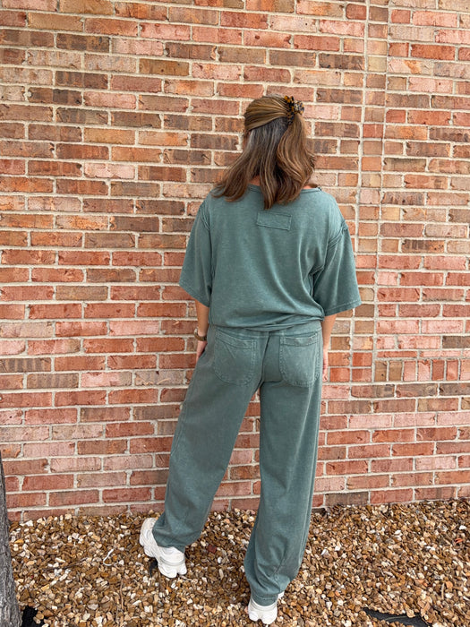 COMFY BARREL PANTS- 2 COLORS