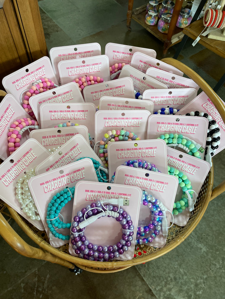 DUAL BEADED CHARGERS