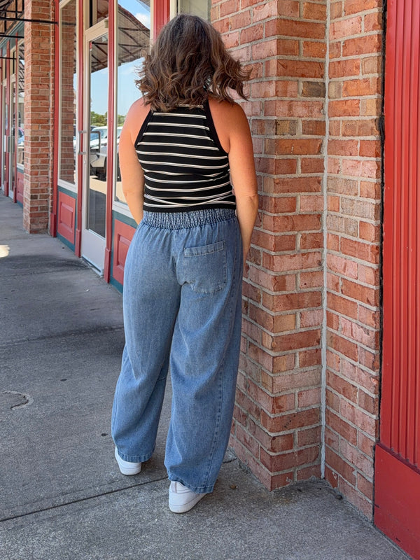 HIGH NECK BRA PADDED TANK