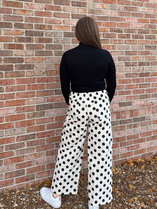 POLKA DOT PANTS- 2 COLORS