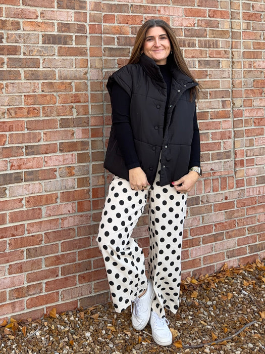 POLKA DOT PANTS- 2 COLORS