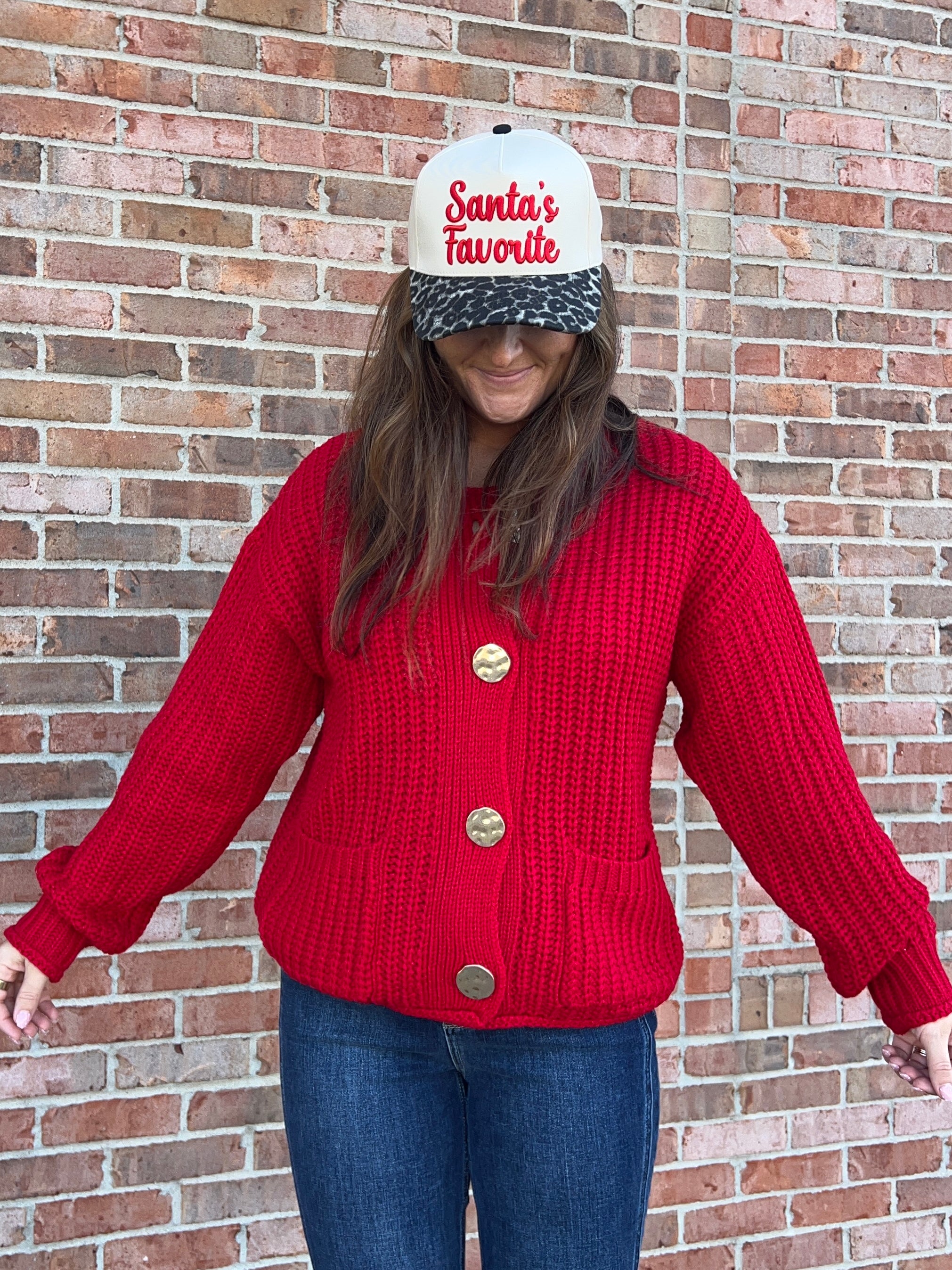 GOLD BUTTON CARDIGAN- 3 COLORS