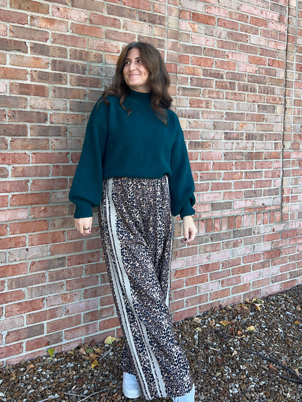 MOCK NECK SWEATER- 8 COLORS