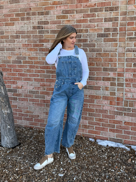 BARREL LEG OVERALLS