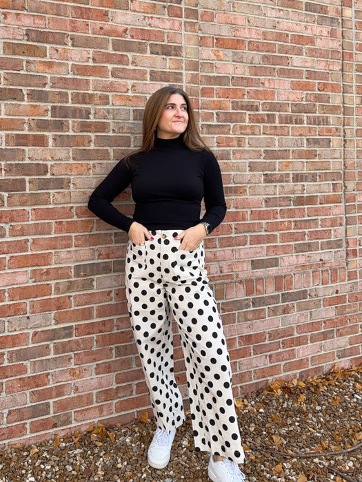 RIBBED MOCK NECK TOP- 4 COLORS