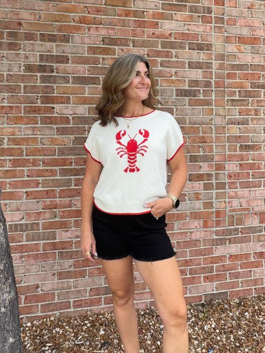 LOBSTER MOTIF SWEATER