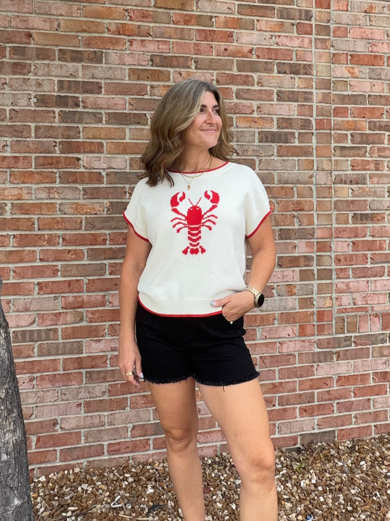 LOBSTER MOTIF SWEATER