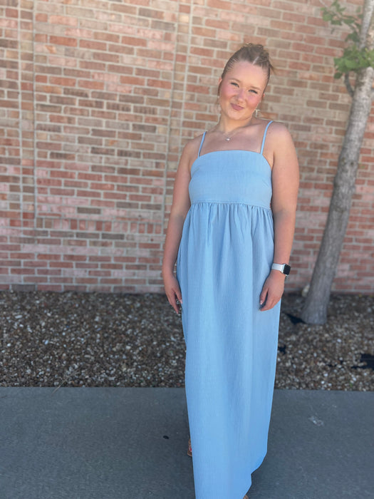 SPAGETTI STRAP MAXI DRESS