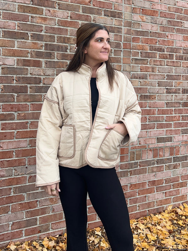 DOORBUSTER QUILTED JACKET- 3 COLORS