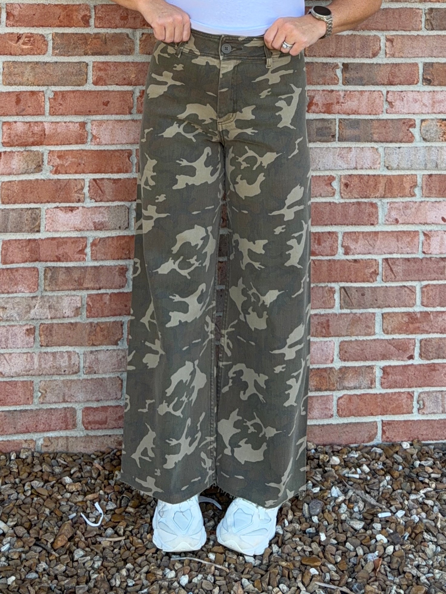 CAMOUFLAGE STRETCH PANTS