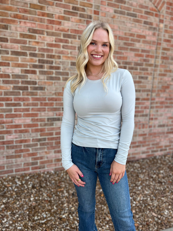 LAYERING LONG SLEEVE TOP- 4 COLORS