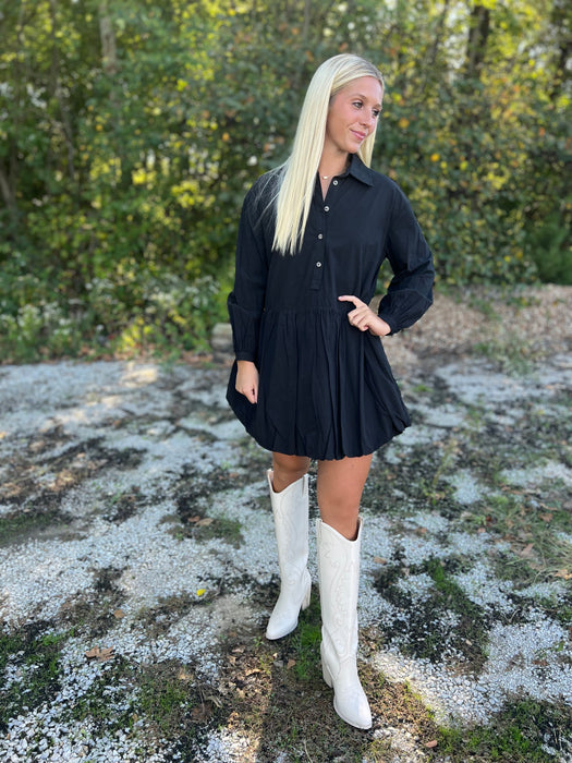 TAKE YOU HOME SHIRT DRESS- 3 COLORS