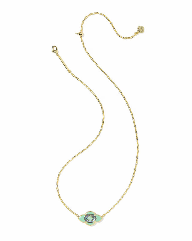KENDRA SCOTT: ABBIE MEDALLION PENDANT NECKLACE- 5 COLORS