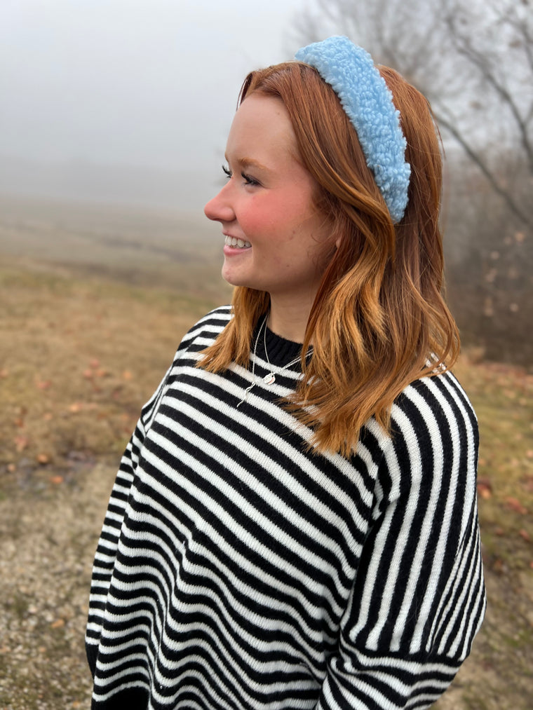 BLUE SHERPA HEADBAND
