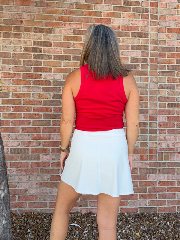RED KANSAS CITY TANK TOP