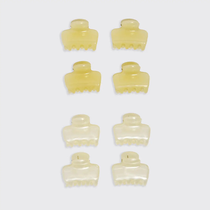 MINI CLAW CLIPS SET OF 8- 2 COLORWAYS