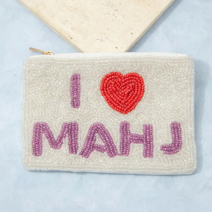 I LOVE MAHJ COIN PURSE