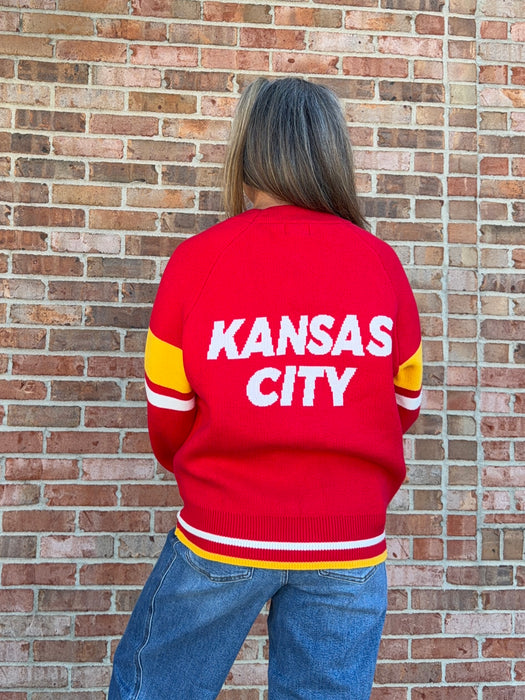 VARSITY KC CARDIGAN