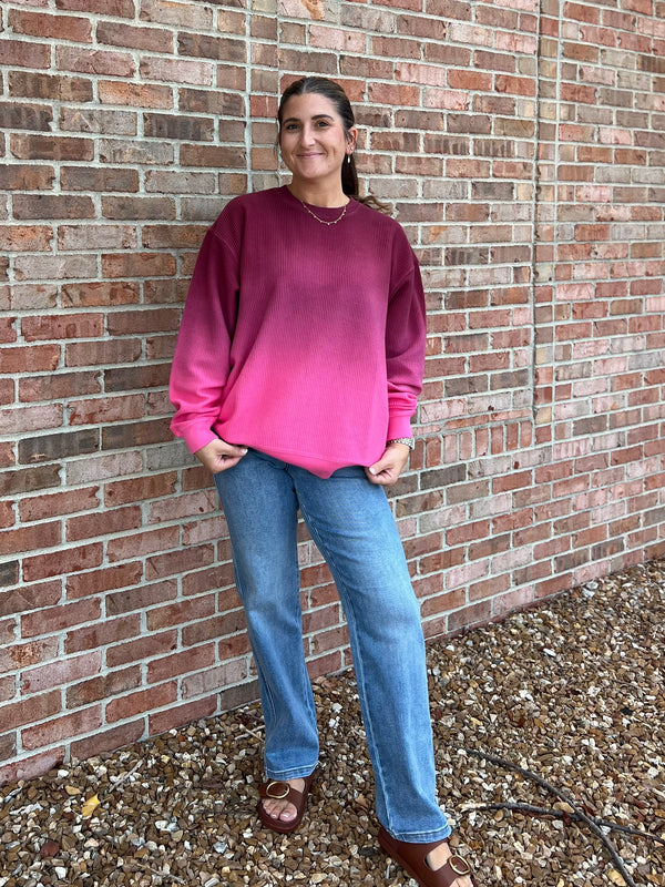 CORDED PULLOVER- 4 COLORS