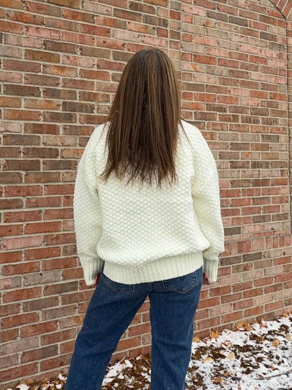 DENIM KNIT MIXED JACKET