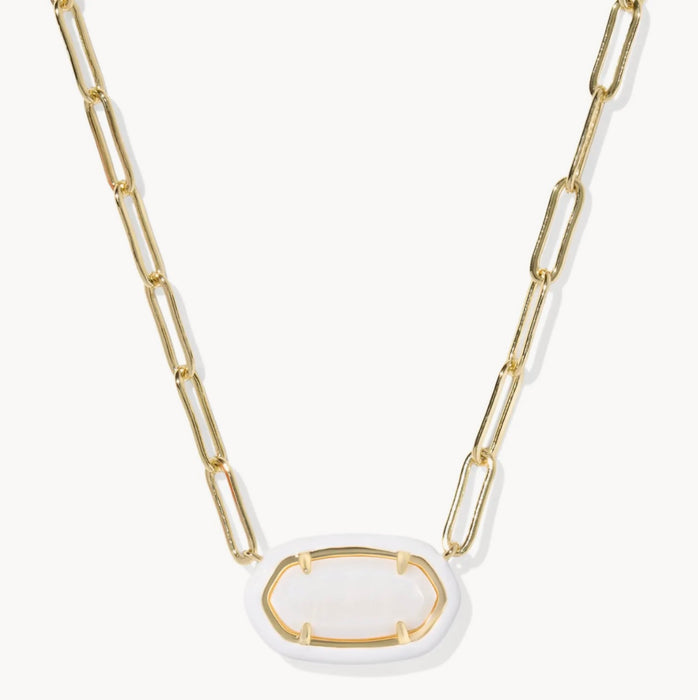 KENDRA SCOTT: ELISA PAPERCLIP NECKLACE