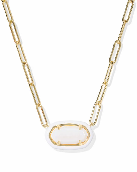 KENDRA SCOTT: ELISA ENAMEL LINK CHAIN NECKLACE
