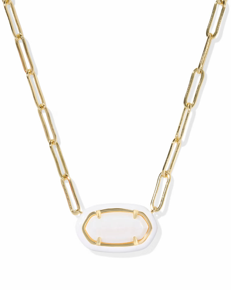 KENDRA SCOTT: ELISA ENAMEL LINK CHAIN NECKLACE